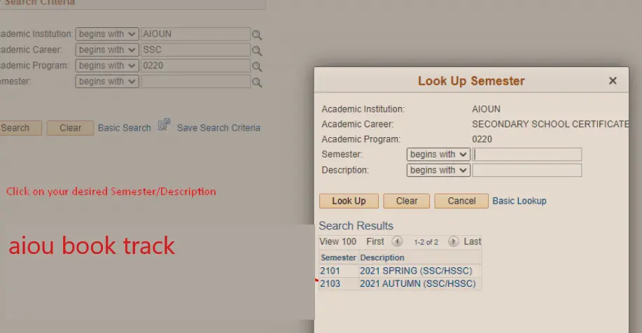 AIOU Books Tracking 2024 | Books Dispatch Status & Information 2 semester descript