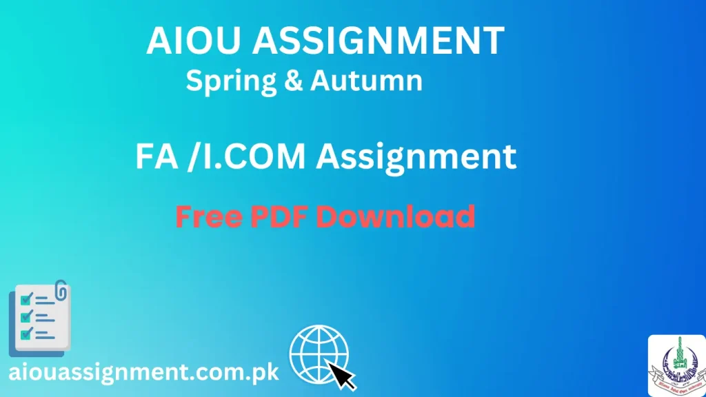 AIOU Intermediate Solved Assignment 2025 2 aiou intermediate solved assignment